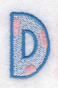 Picture of Baby Alphabet D Machine Embroidery Design