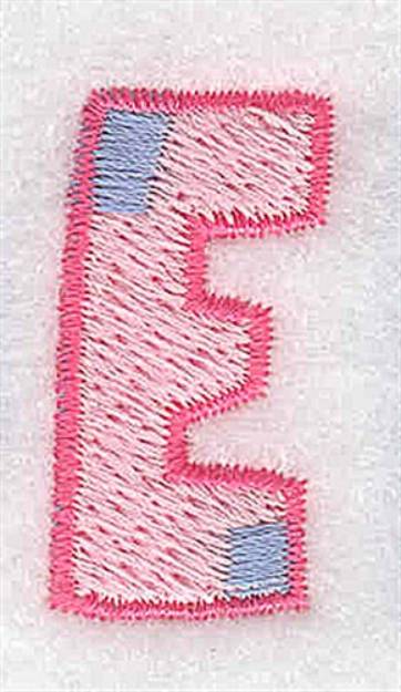 Picture of Baby Alphabet E Machine Embroidery Design