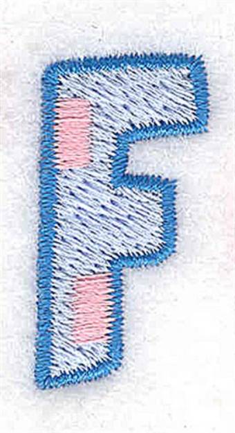 Picture of Baby Alphabet F Machine Embroidery Design