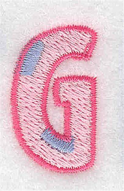 Picture of Baby Alphabet G Machine Embroidery Design