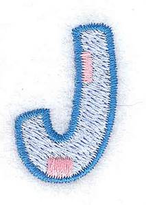 Picture of Baby Alphabet J Machine Embroidery Design
