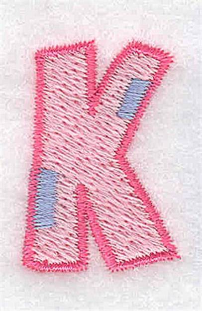 Picture of Baby Alphabet K Machine Embroidery Design