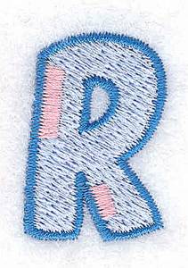 Picture of Baby Alphabet R Machine Embroidery Design