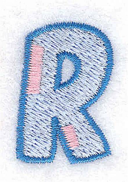Picture of Baby Alphabet R Machine Embroidery Design