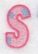 Picture of Baby Alphabet S Machine Embroidery Design