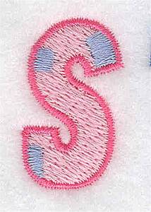 Picture of Baby Alphabet S Machine Embroidery Design