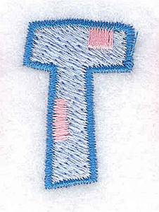 Picture of Baby Alphabet T Machine Embroidery Design