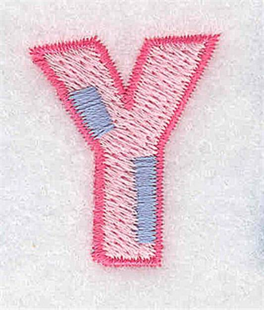 Picture of Baby Alphabet Y Machine Embroidery Design
