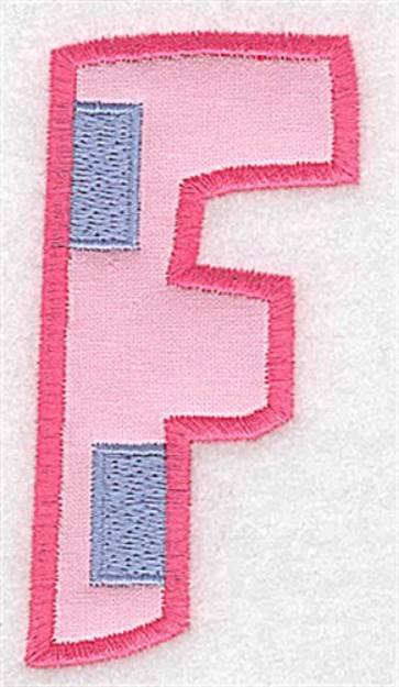Picture of Applique Baby Alphabet F Machine Embroidery Design