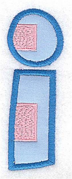 Picture of Applique Baby Alphabet I Machine Embroidery Design