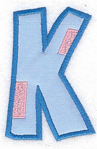 Picture of Applique Baby Alphabet K Machine Embroidery Design