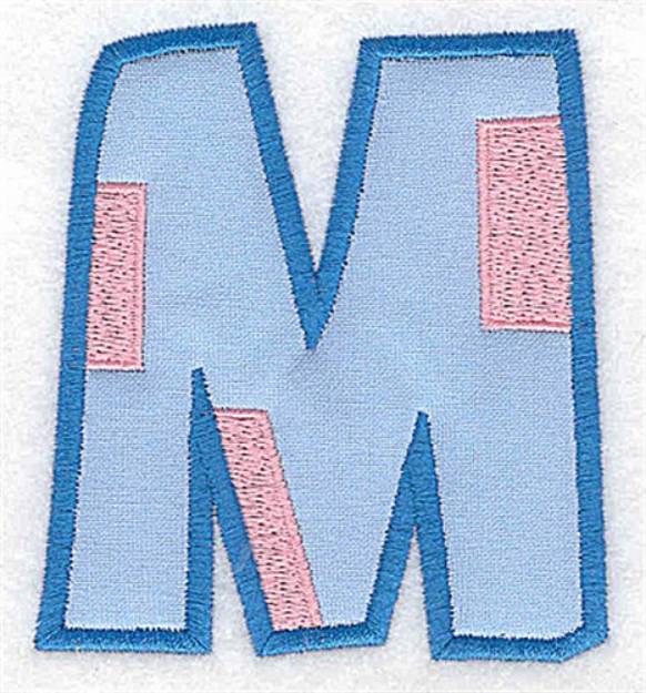 Picture of Applique Baby Alphabet M Machine Embroidery Design
