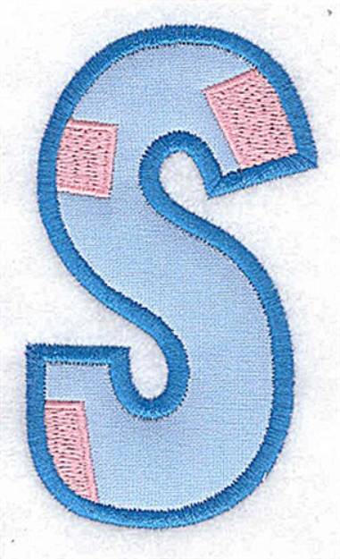 Picture of Applique Baby Alphabet S Machine Embroidery Design