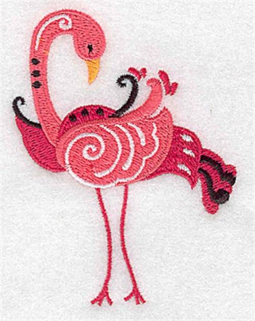 Picture of Pretty Flamingo Machine Embroidery Design