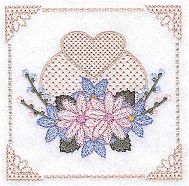 Picture of Flowers And Buds Machine Embroidery Design