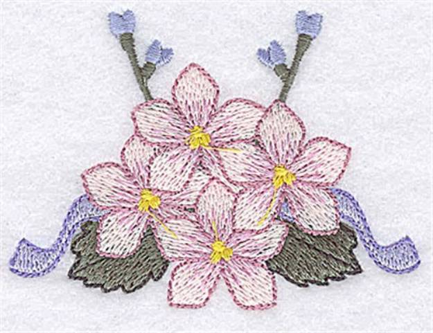 Picture of Floral Design Machine Embroidery Design