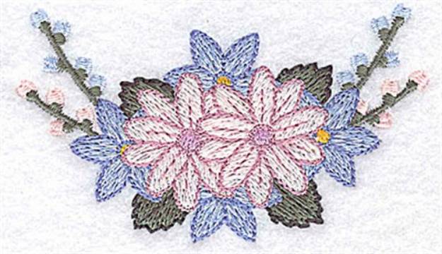 Picture of Flower Buds Machine Embroidery Design