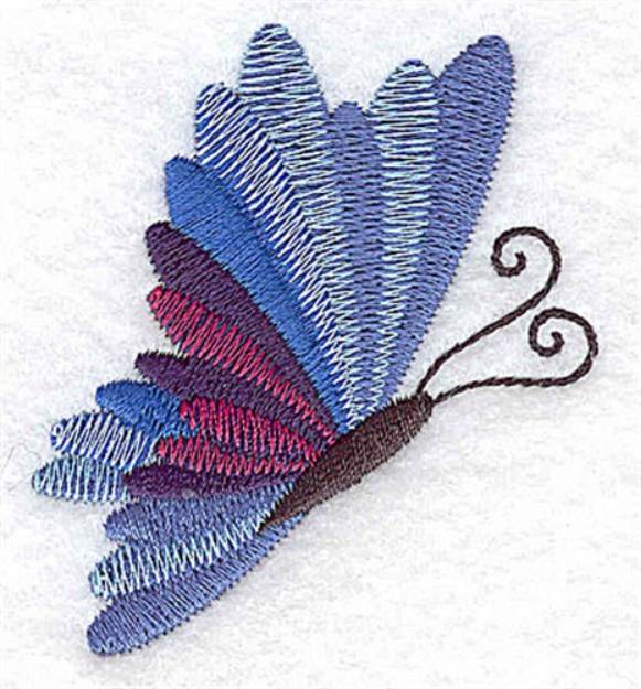 Picture of Flying Butterfly Machine Embroidery Design