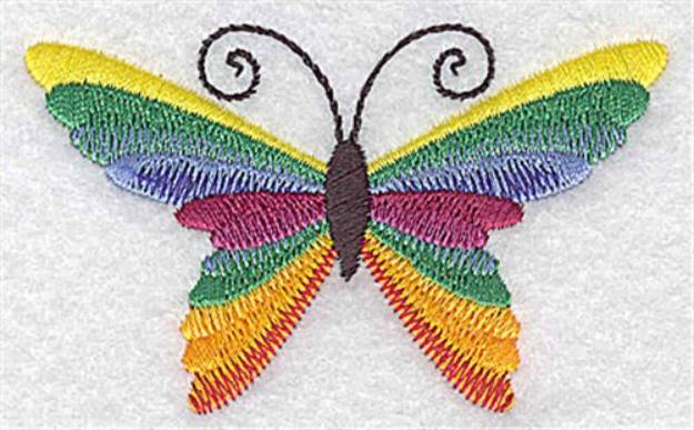 Picture of Butterfly Colors Machine Embroidery Design