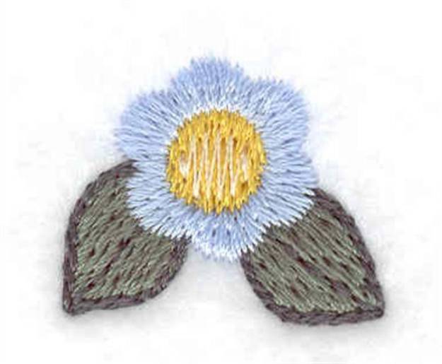 Picture of Single Perwinkle Machine Embroidery Design
