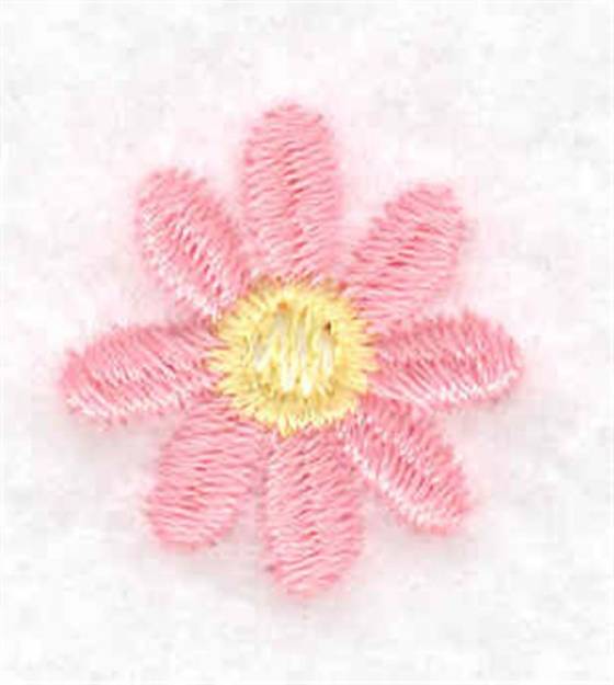 Picture of Single Daisy Bloom Machine Embroidery Design