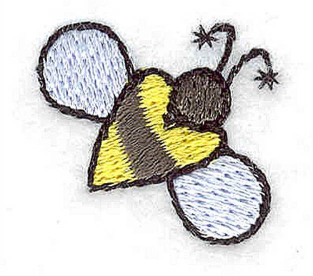 Picture of Little Bee Machine Embroidery Design