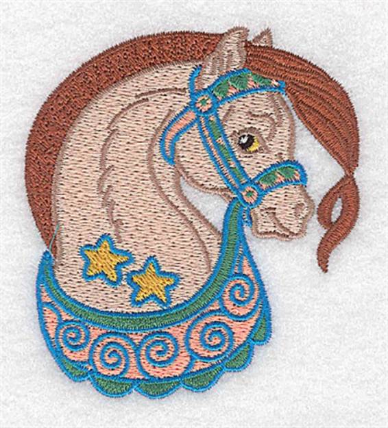 Picture of Adorable Horse Machine Embroidery Design