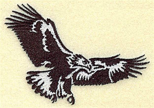 Picture of Eagle Soaring Machine Embroidery Design