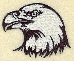 Picture of American Eagle Head Machine Embroidery Design