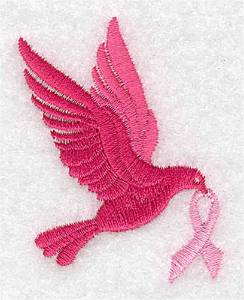 Picture of Dove With Ribbon Machine Embroidery Design