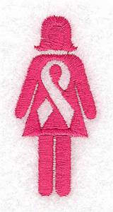 Picture of Woman With Ribbon Machine Embroidery Design