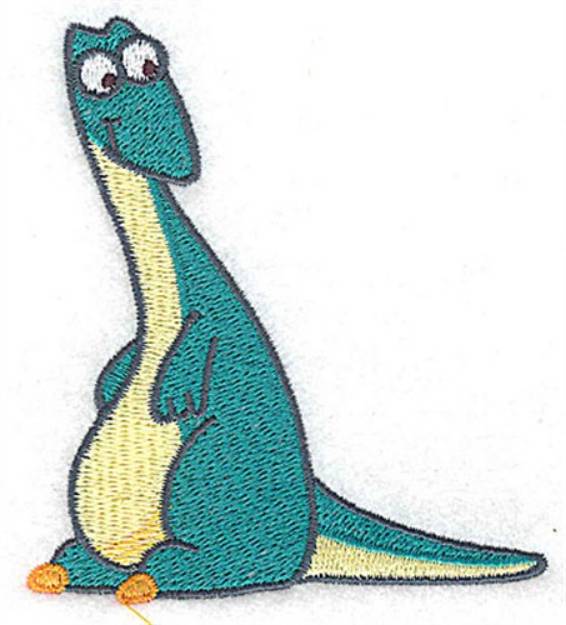 Picture of Sweet Dinosaur Machine Embroidery Design