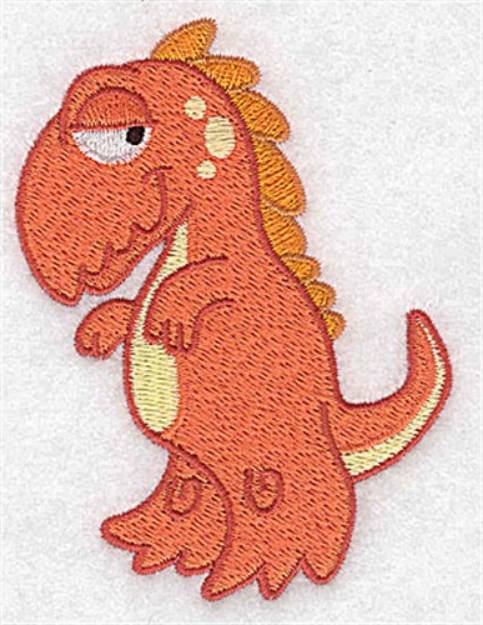 Picture of Adorable Dinosaur Machine Embroidery Design