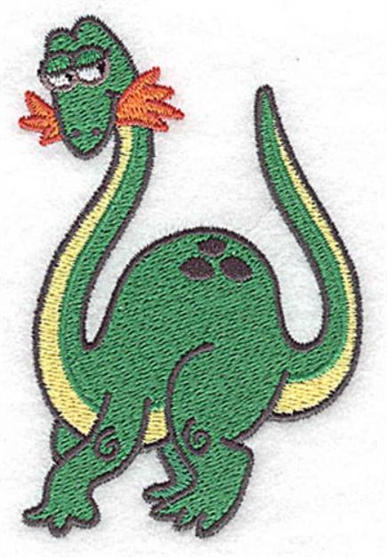 Picture of Dinosaur Eating Machine Embroidery Design