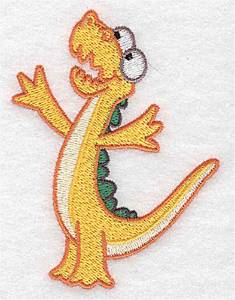Picture of Joyful Dinosaur Machine Embroidery Design
