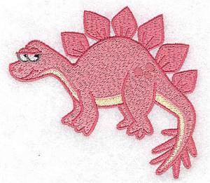 Picture of Shy Dinosaur Machine Embroidery Design