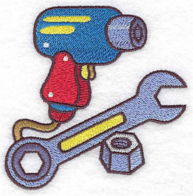 Picture of Racing Tools Machine Embroidery Design