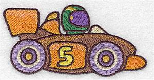 Picture of Racing Car Machine Embroidery Design