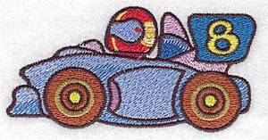 Picture of Racing Car Machine Embroidery Design