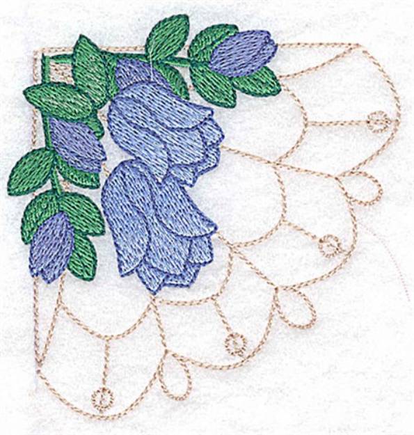 Picture of Floral Bells Machine Embroidery Design