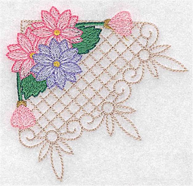 Picture of Floral Decor Machine Embroidery Design