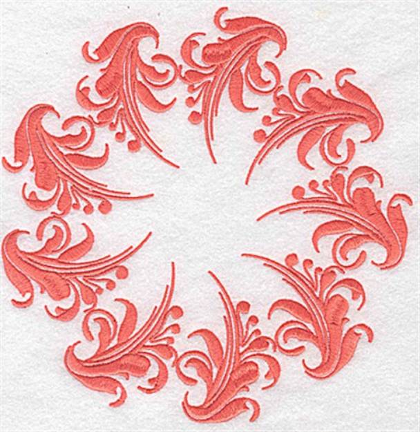 Picture of Swirling Design Machine Embroidery Design