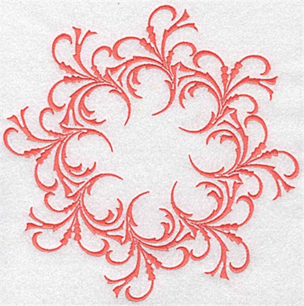 Picture of Round Swirl Machine Embroidery Design