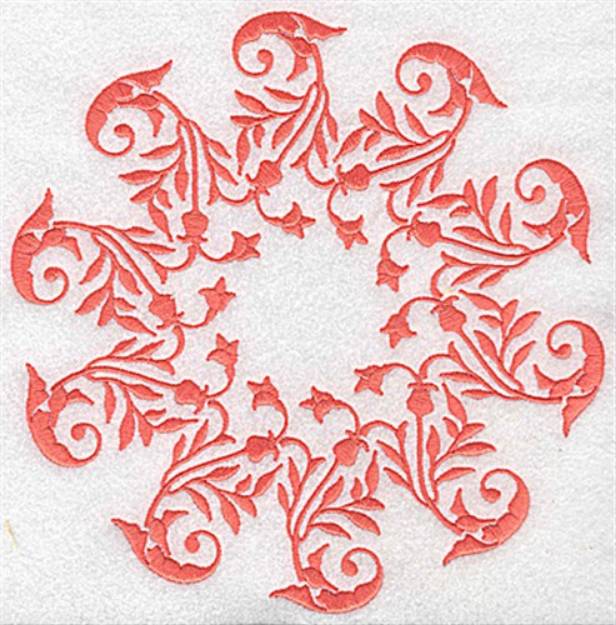 Picture of Swirly Circle Machine Embroidery Design