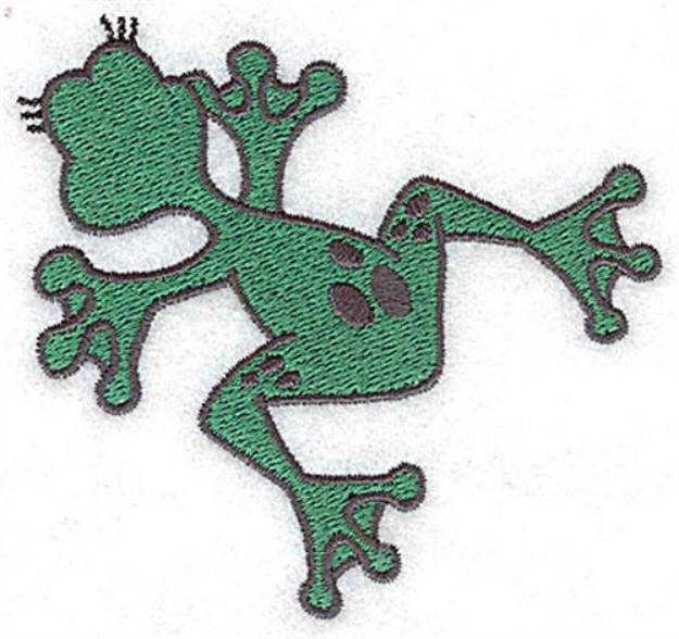 Picture of Jumping Frog Machine Embroidery Design