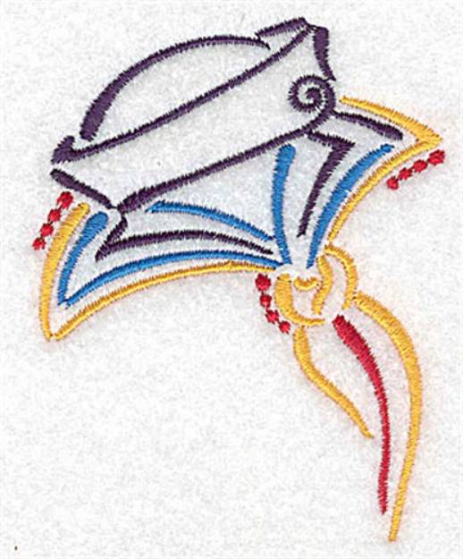 Picture of Sailors Cap & Collar Machine Embroidery Design