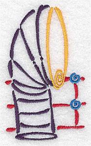 Picture of Ships Smokestack Machine Embroidery Design