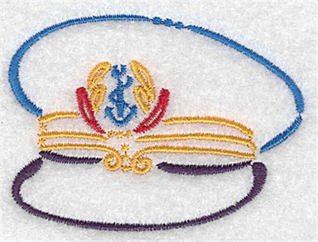 Picture of Captains Hat Machine Embroidery Design
