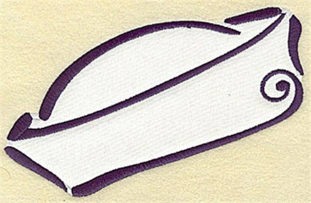 Picture of Sailors Cap Applique Machine Embroidery Design