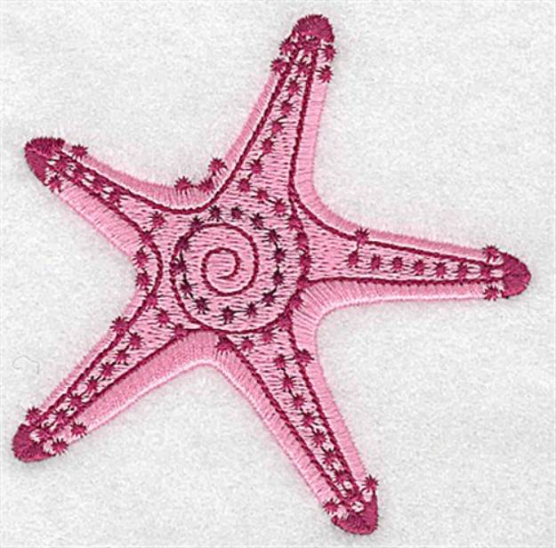 Picture of Pink Starfish Machine Embroidery Design